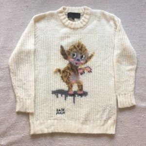 COACH X Gary Baseman 'Buster' Hand Knit  Sweater